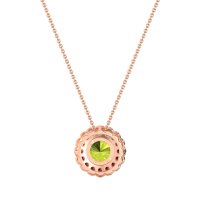 Flower Halo Antique Necklace