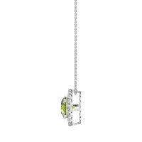 Flower Halo Antique Necklace
