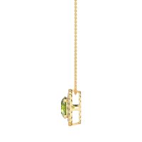 Flower Halo Antique Necklace