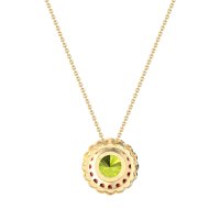 Flower Halo Antique Necklace