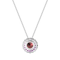 Flower Halo Antique Necklace