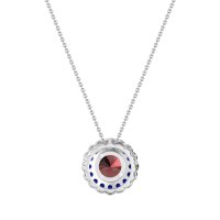 Flower Halo Antique Necklace