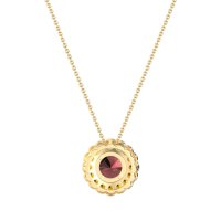 Flower Halo Antique Necklace