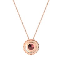 Flower Halo Antique Necklace