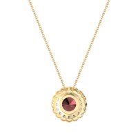 Flower Halo Antique Necklace