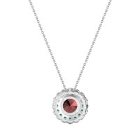 Flower Halo Antique Necklace