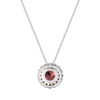 Flower Halo Antique Necklace