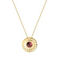 Flower Halo Antique Necklace