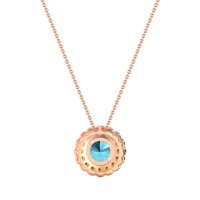 Flower Halo Antique Necklace