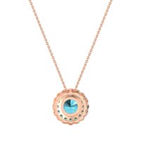 Flower Halo Antique Necklace