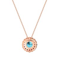 Flower Halo Antique Necklace