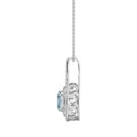 Halo Oval Wrap Necklace