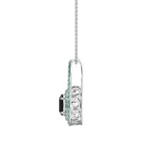 Halo Oval Wrap Necklace