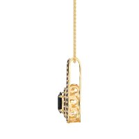Halo Oval Wrap Necklace
