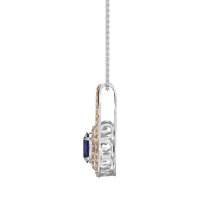 Halo Oval Wrap Necklace