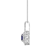 Halo Oval Wrap Necklace