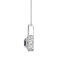 Halo Oval Wrap Necklace