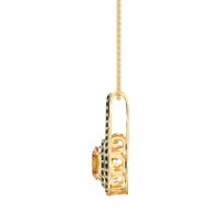 Halo Oval Wrap Necklace
