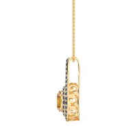 Halo Oval Wrap Necklace
