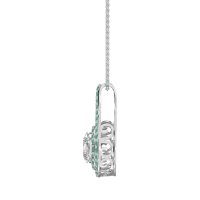 Halo Oval Wrap Necklace