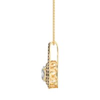 Halo Oval Wrap Necklace