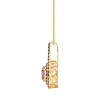 Halo Oval Wrap Necklace