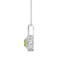 Halo Oval Wrap Necklace