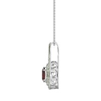 Halo Oval Wrap Necklace