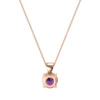 Simple Solitiare Necklace