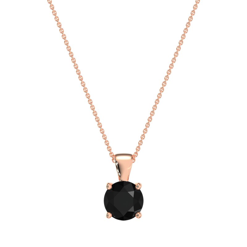 Simple Solitiare Necklace