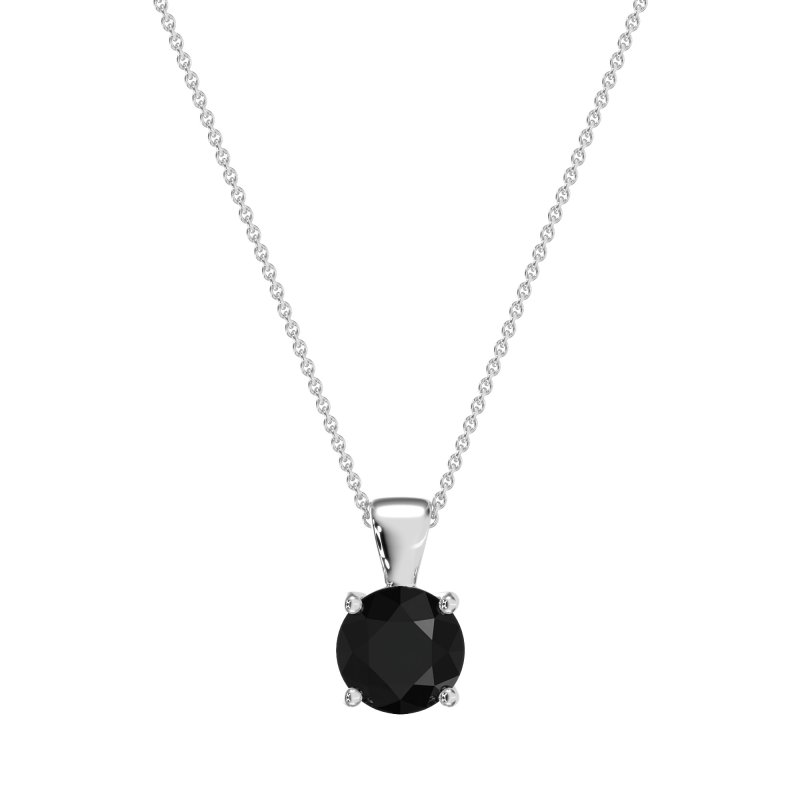 Simple Solitiare Necklace