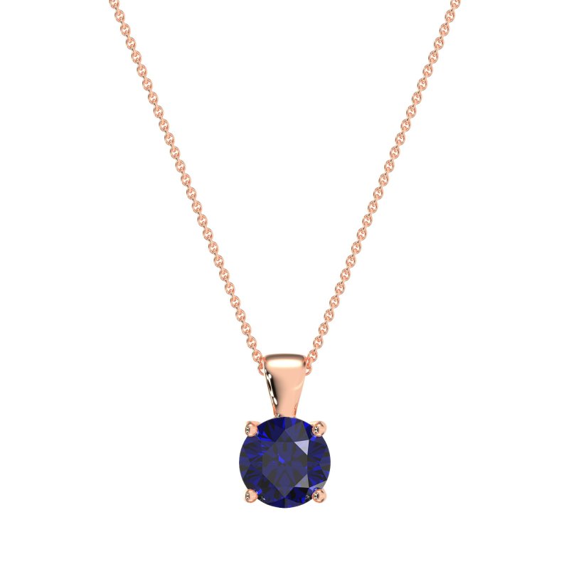 Simple Solitiare Necklace