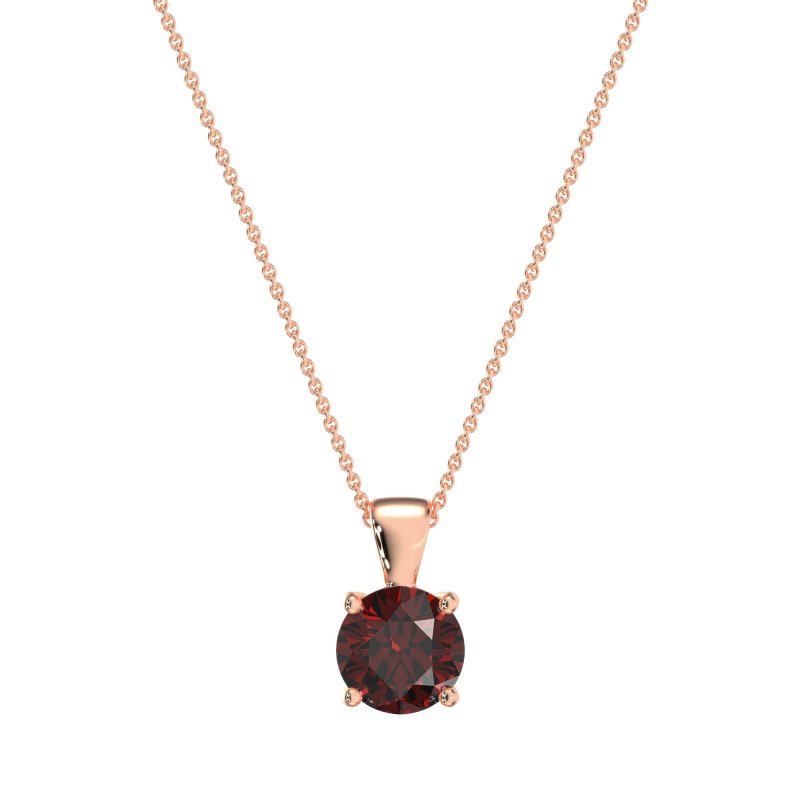 Simple Solitiare Necklace