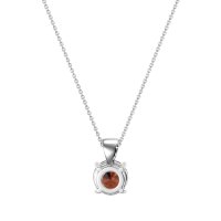 Simple Solitiare Necklace