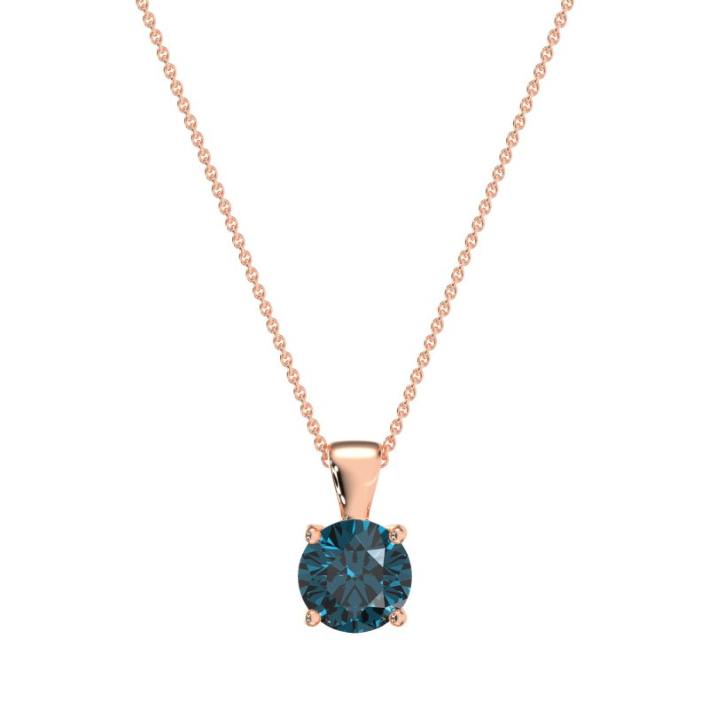 Simple Solitiare Necklace