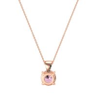 Simple Solitiare Necklace