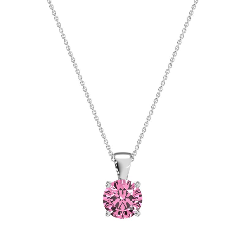 Simple Solitiare Necklace