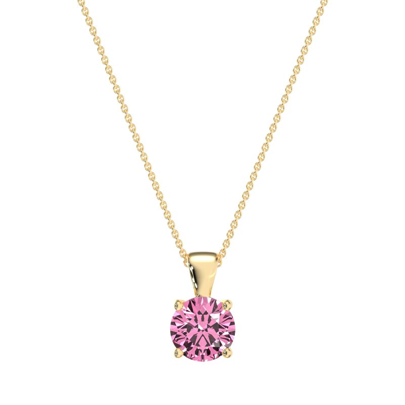 Simple Solitiare Necklace