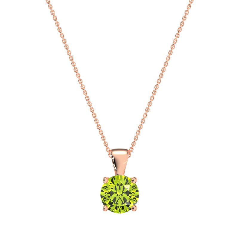 Simple Solitiare Necklace