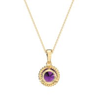 Classic Rope Solitiare Necklace