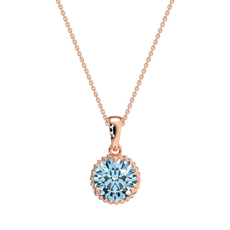 Classic Rope Solitiare Necklace