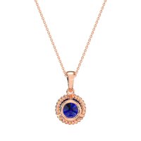 Classic Rope Solitiare Necklace