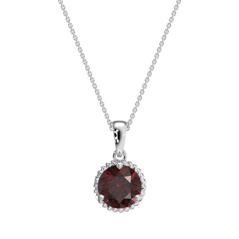 Classic Rope Solitiare Necklace