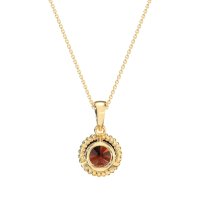 Classic Rope Solitiare Necklace