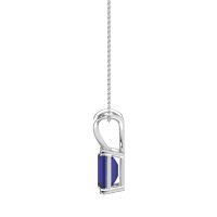 Simple Emerald Cut Necklace