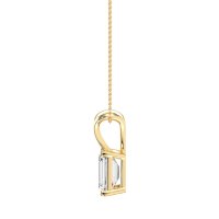 Simple Emerald Cut Necklace