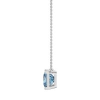 Simple Princess Cut Necklace