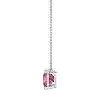 Simple Princess Cut Necklace