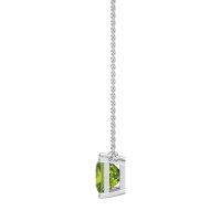 Simple Princess Cut Necklace