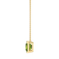 Simple Princess Cut Necklace